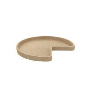 Rev-A-Shelf / LD-4BW-401-28-1 / Banded Wood Full Kidney-Shaped Lazy Susan for Corner Base Cabinets