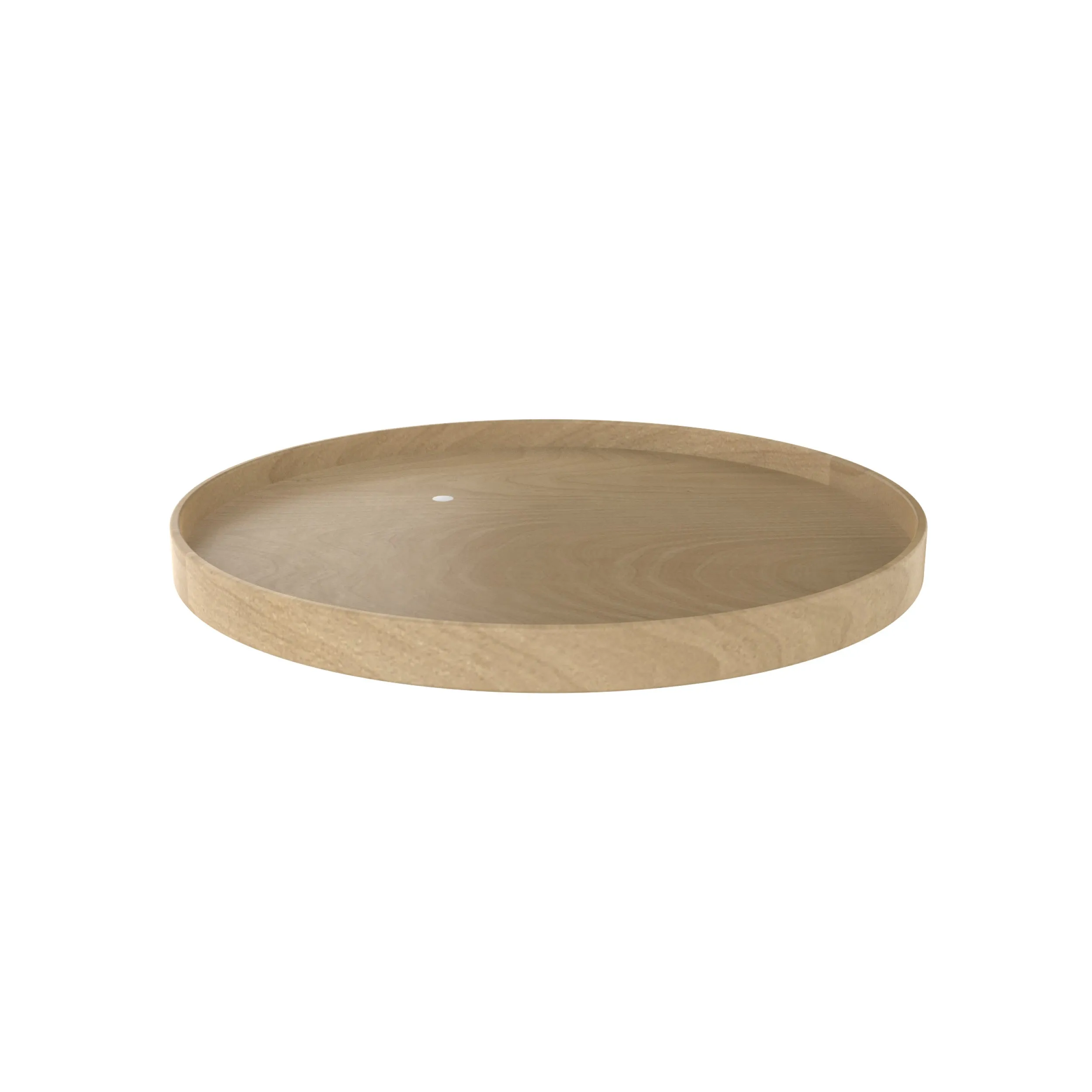 Rev-A-Shelf / LD-4NW-001-32B-1 / Natural Wood Full-Circle Lazy Susan for Corner Base Cabinets w/ Swivel Bearing