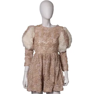 Savage futuristic wool dress