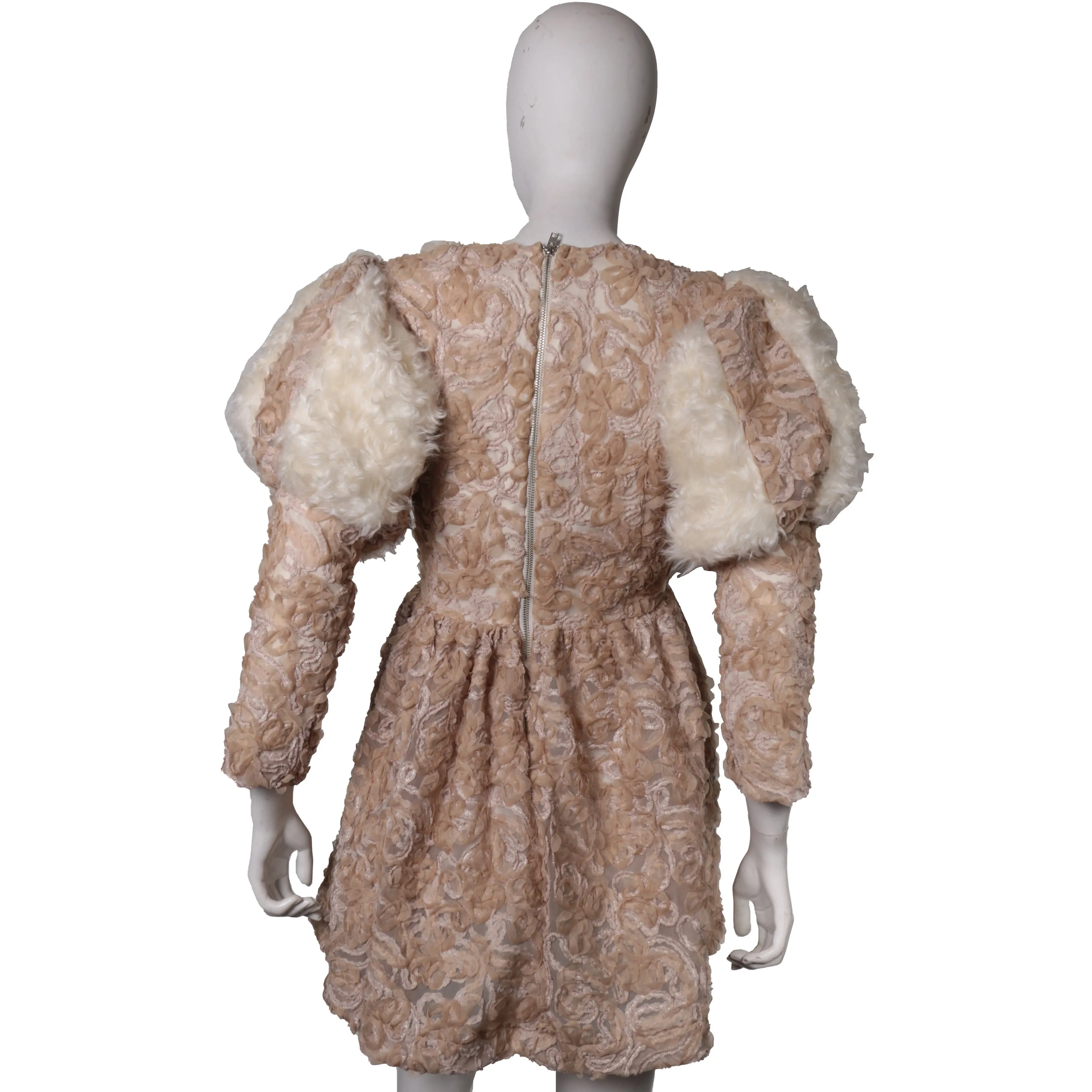 Savage futuristic wool dress