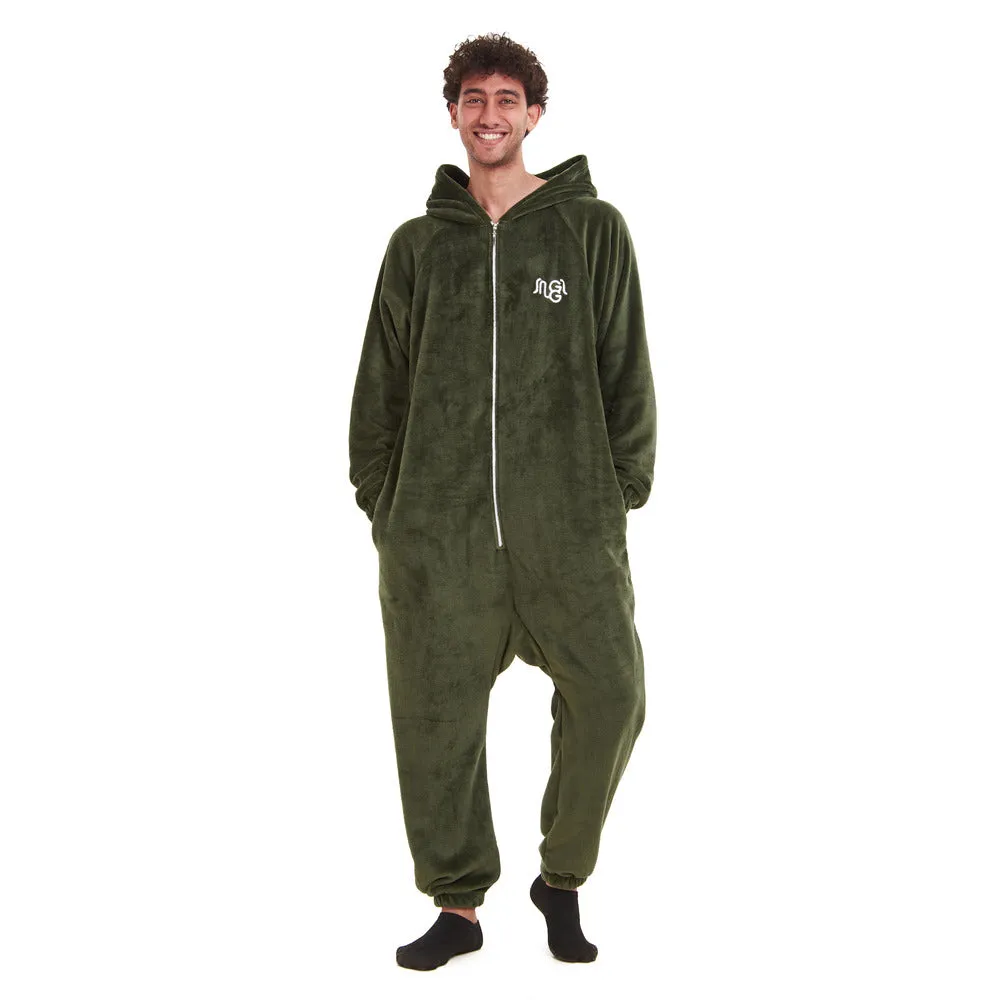 Snuggs Blanket Onesie Olive