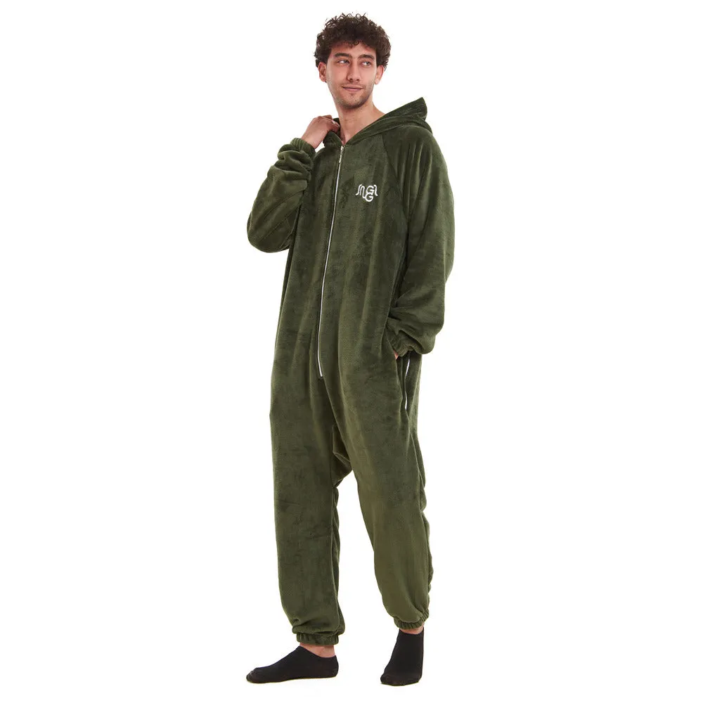 Snuggs Blanket Onesie Olive