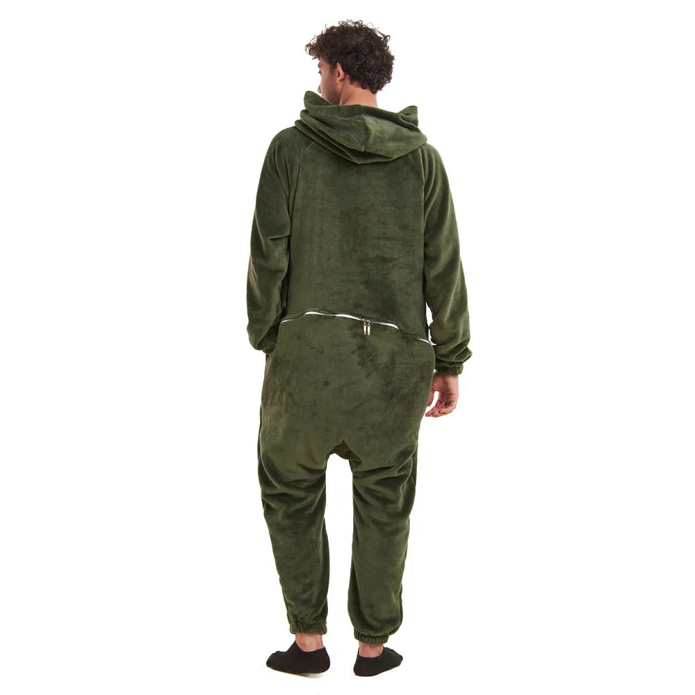 Snuggs Blanket Onesie Olive