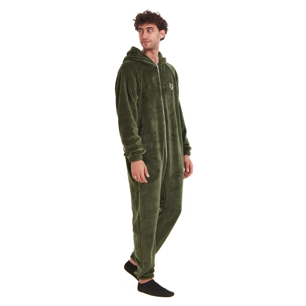 Snuggs Blanket Onesie Olive