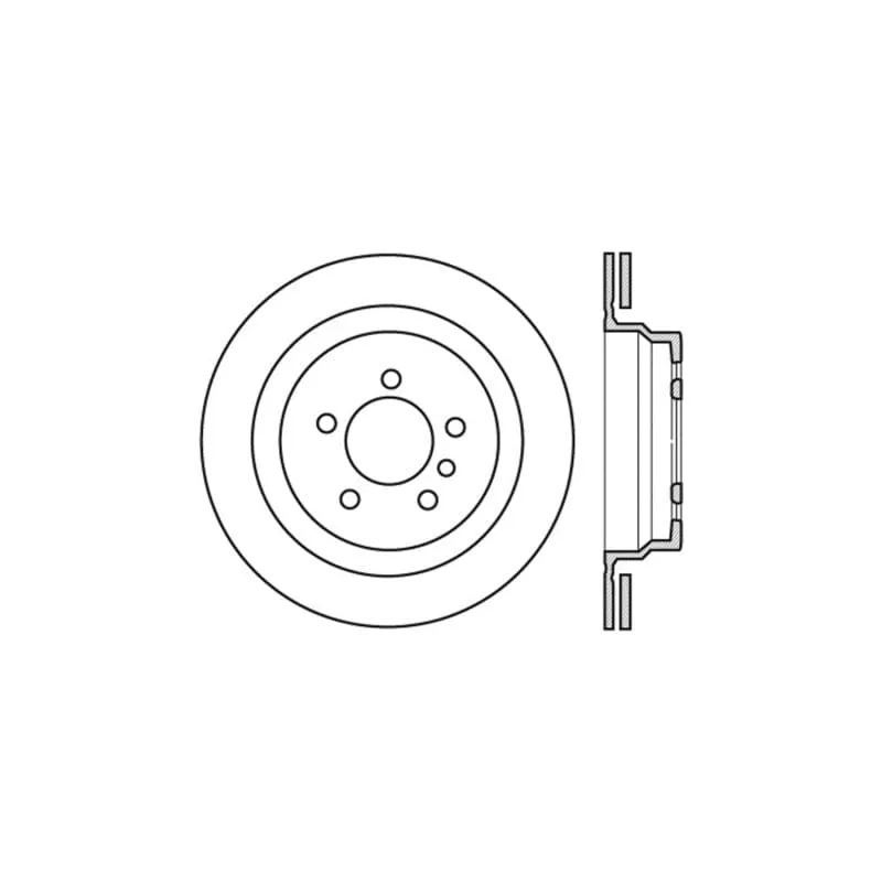 Stoptech 95-99 BMW M3 / 98-02 Z3 Left Rear Premium High Carbon CRYO STOP Rotor