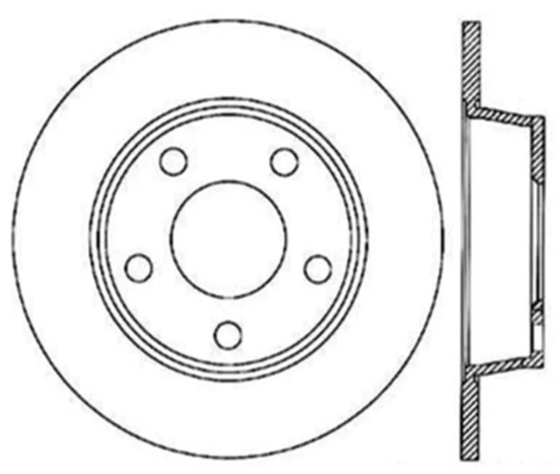 StopTech Slotted Cryo Sport Brake Rotor - Left