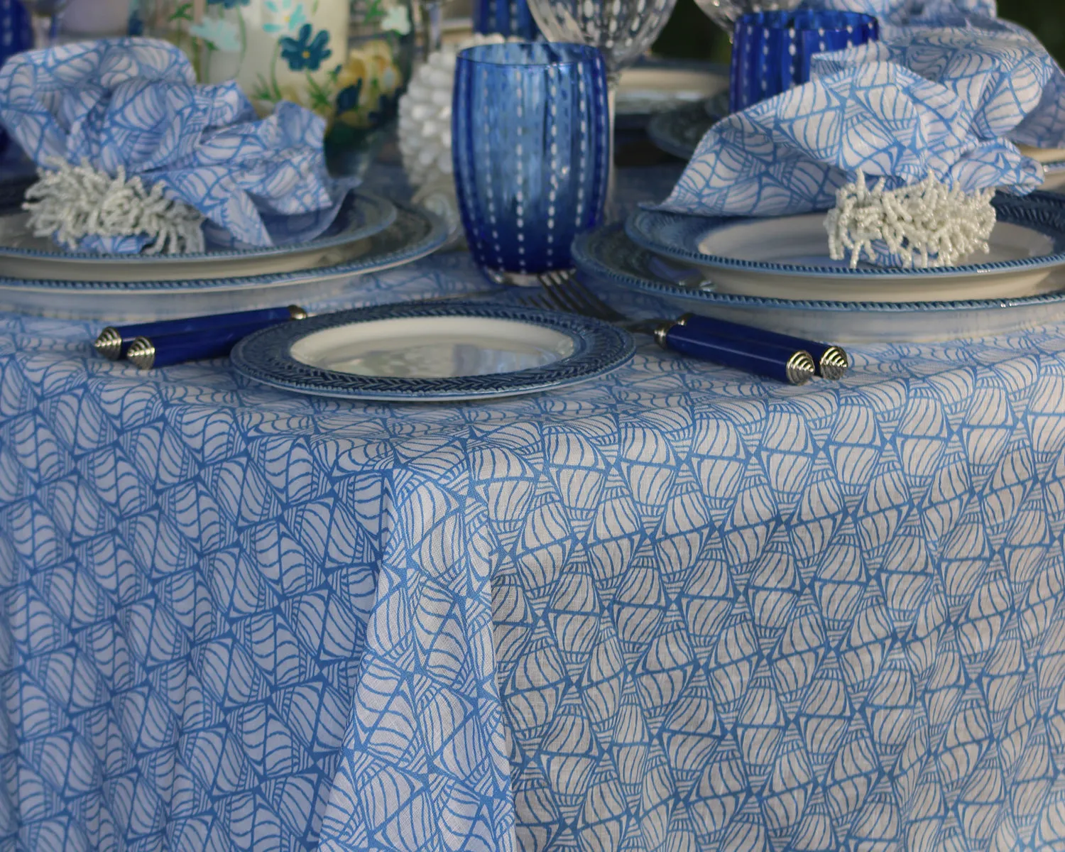 Tablecloth & Napkin Set SHELLTOP