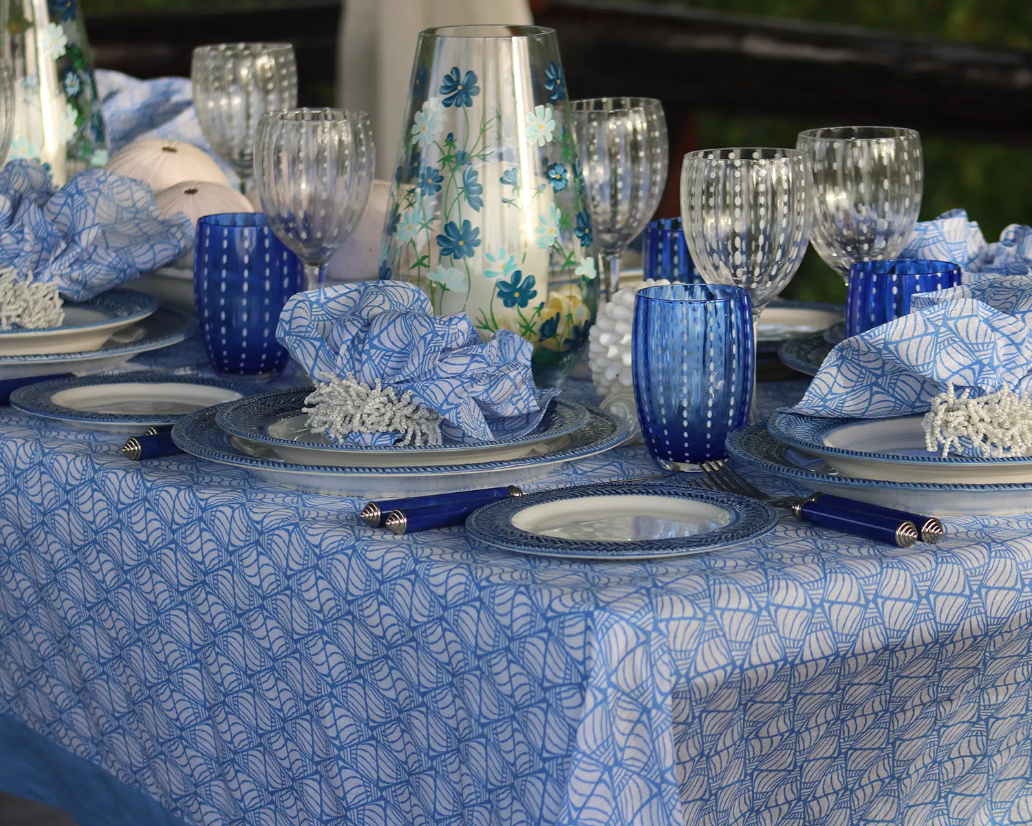 Tablecloth & Napkin Set SHELLTOP