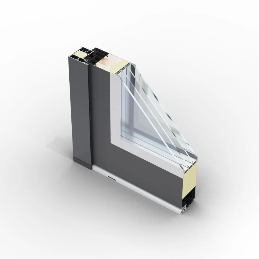 Turenwerke DS82 Design 20 Steel Door - Anthracite - Blackline