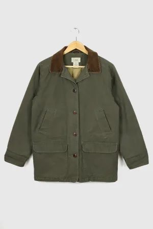 Vintage L.L. Bean Dark Green Insulated Barn Coast