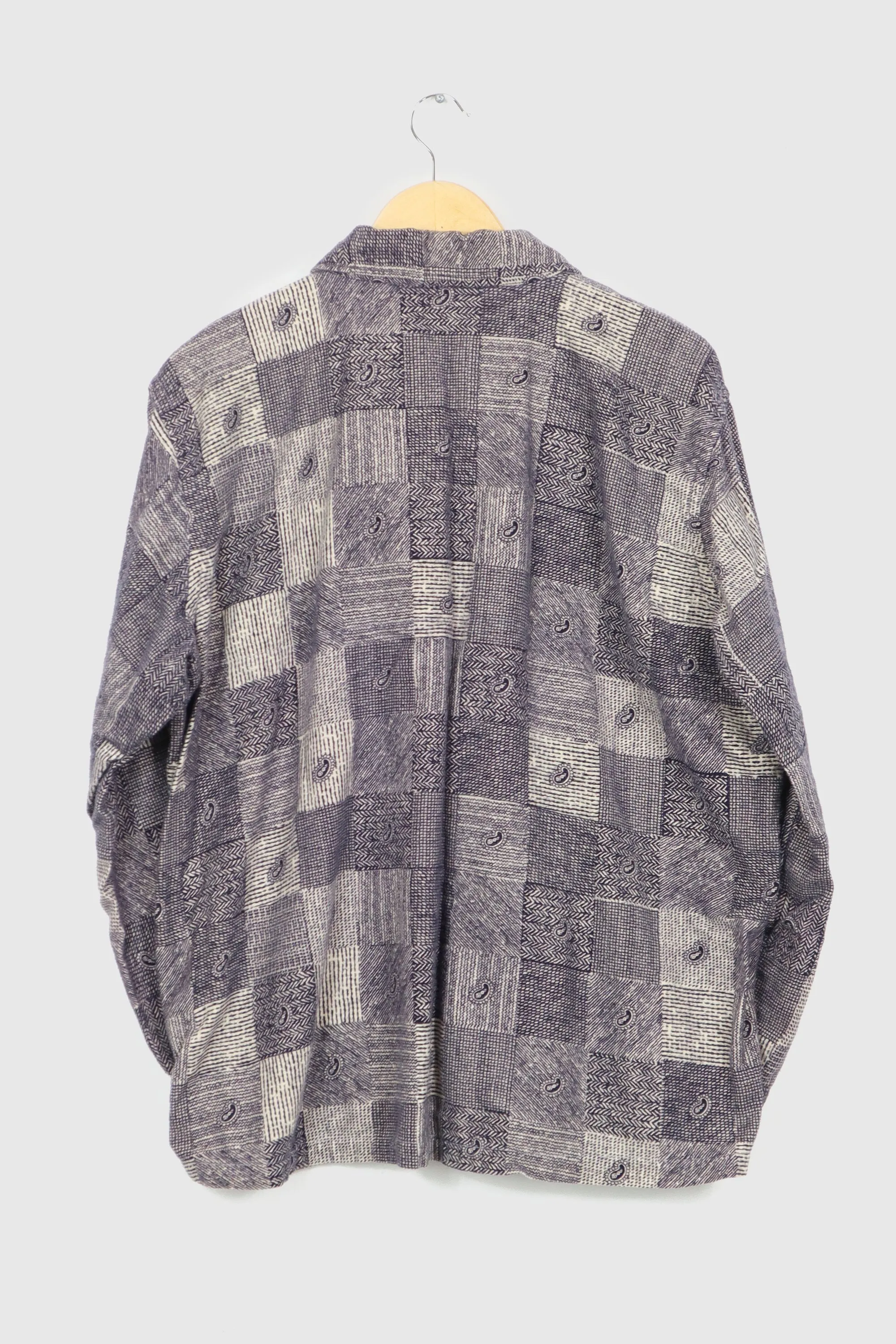 Vintage Paisley Flannel Button-Down