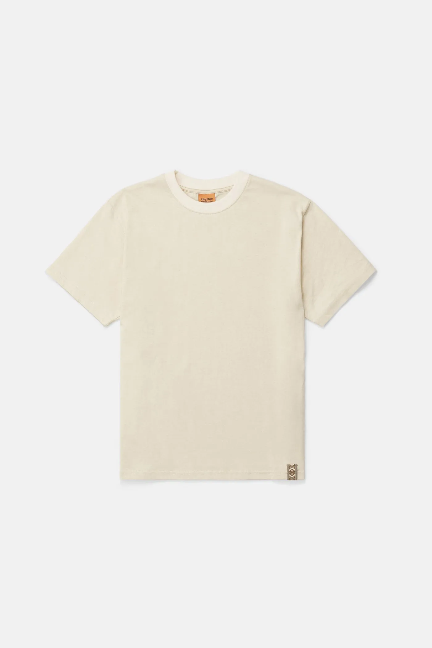 Woven Vintage Ss T-Shirt Cream